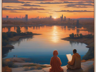 Sunday Sunset Serenity: Reflecting on Our Authentic Journeys 🌇🌊