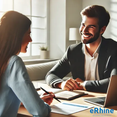 Free general consultation service at eRhine LLC – personalized guidance for immigration, travel, and administrative support needs.