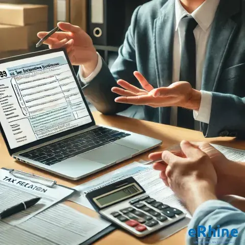 Tax Preparation Services by eRhine LLC – expert assistance in filing taxes accurately, maximizing deductions, and ensuring compliance with tax regulations