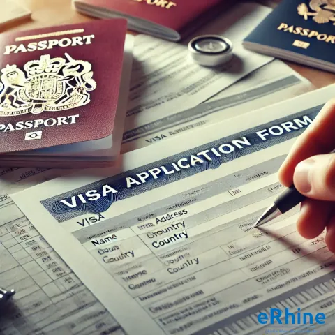 Visa Application Assistance service by eRhine LLC – expert support for smooth and efficient visa application and documentation guidance