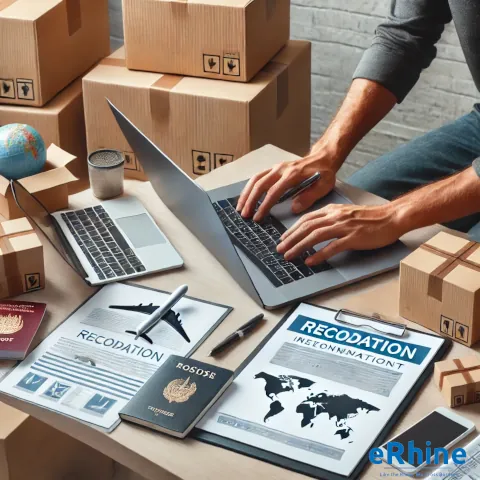 Relocation Assistance Services by eRhine LLC – expert guidance and support for seamless international and domestic relocations, including logistics and settling-in assistance.