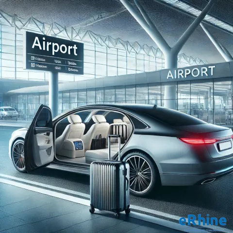 Airport Transfer Services by eRhine LLC – reliable and convenient airport pick-up and drop-off, ensuring timely and stress-free transportation for travelers.