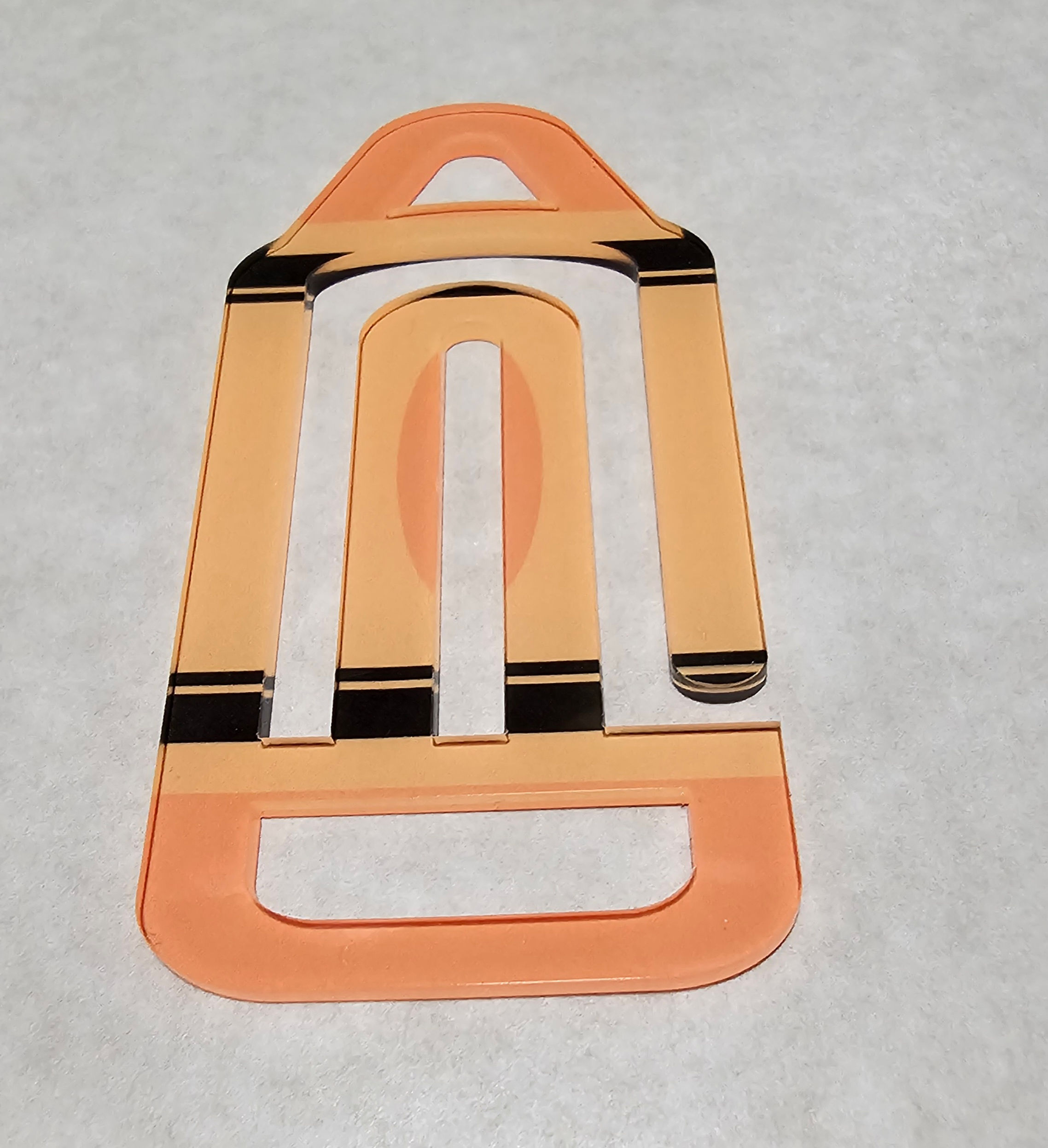 Jumbo Paperclip - Pencil- Orange