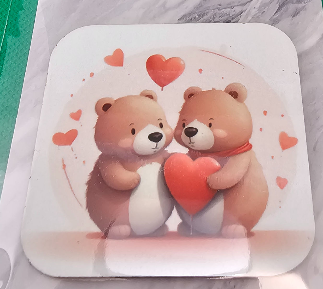 Magnet - Lg Square - Bear Love