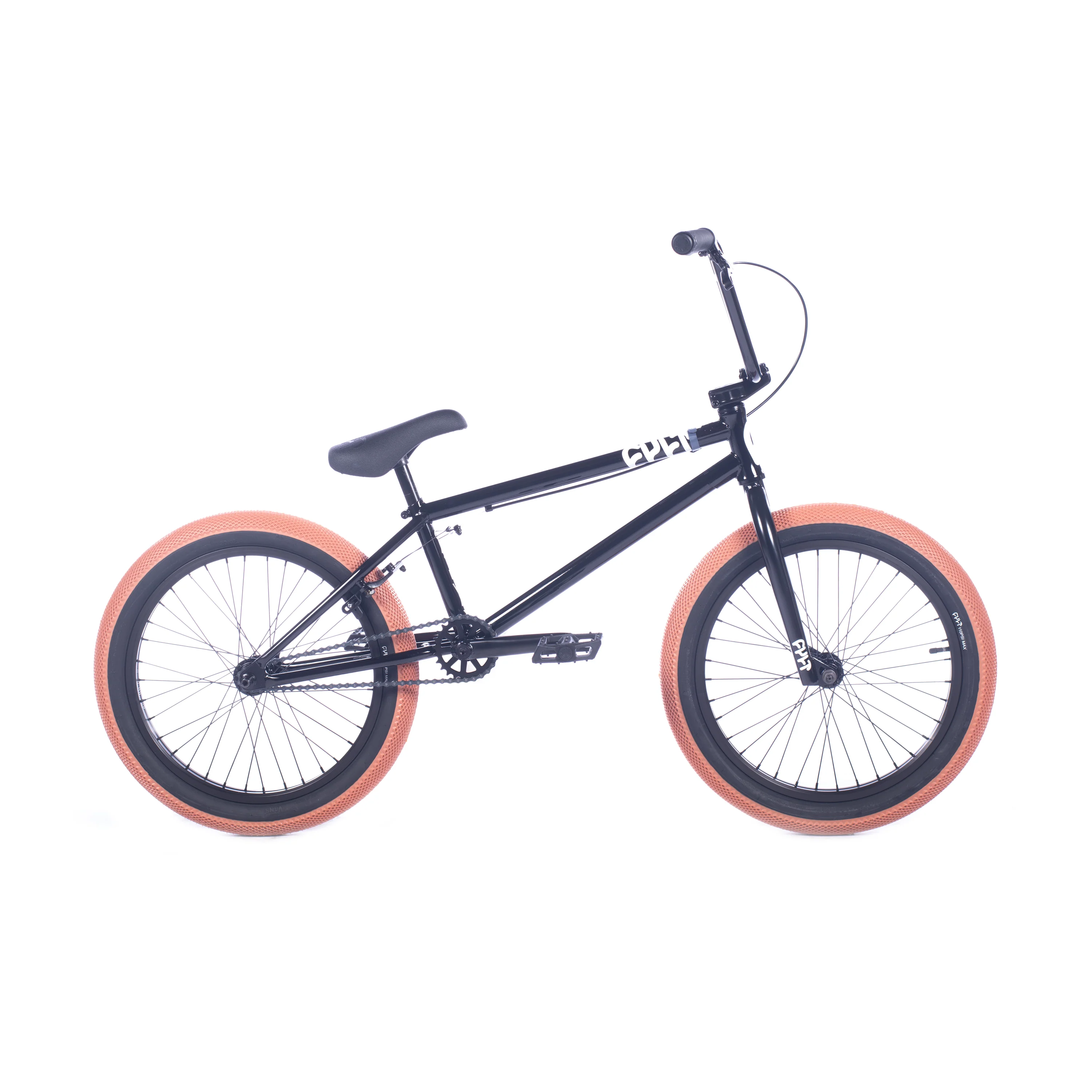 CULT 2024 GATEWAY BMX BIKE BLACK WITH GUM TYRES 20.5" Woods Cycles