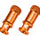 Thumbnail: Granite Tubeless Valves - Pair - Orange - 60mm