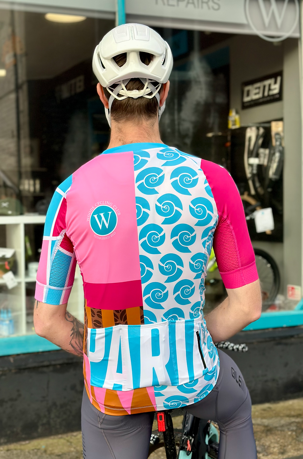 Thumbnail: Woods Cycling Club - Paria - Mens -  Short Sleeve Jersey
