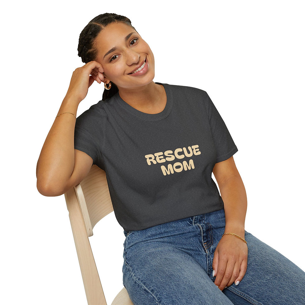 Thumbnail: Rescue Mom T-Shirt | Animal Rescue, Adoption Support Tee