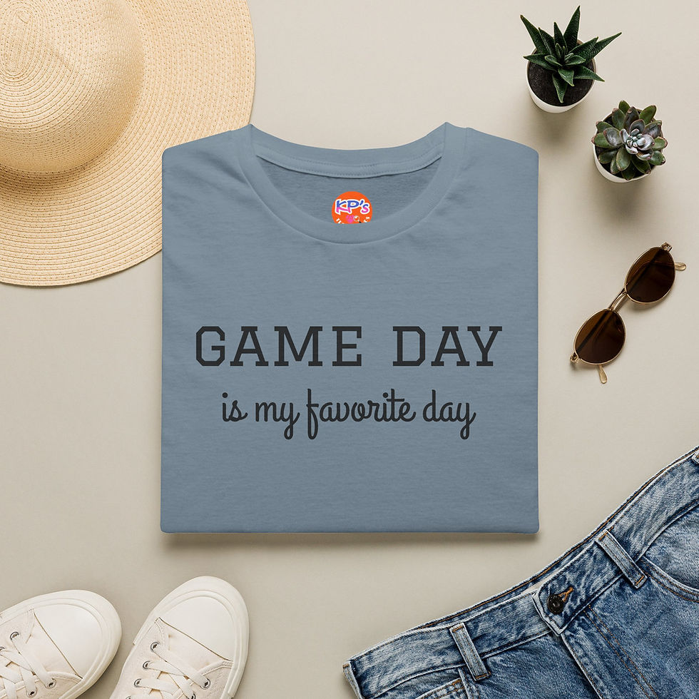 Thumbnail: Game Day T-Shirt — "Game Day is my favorite day" Casual Fan Tee