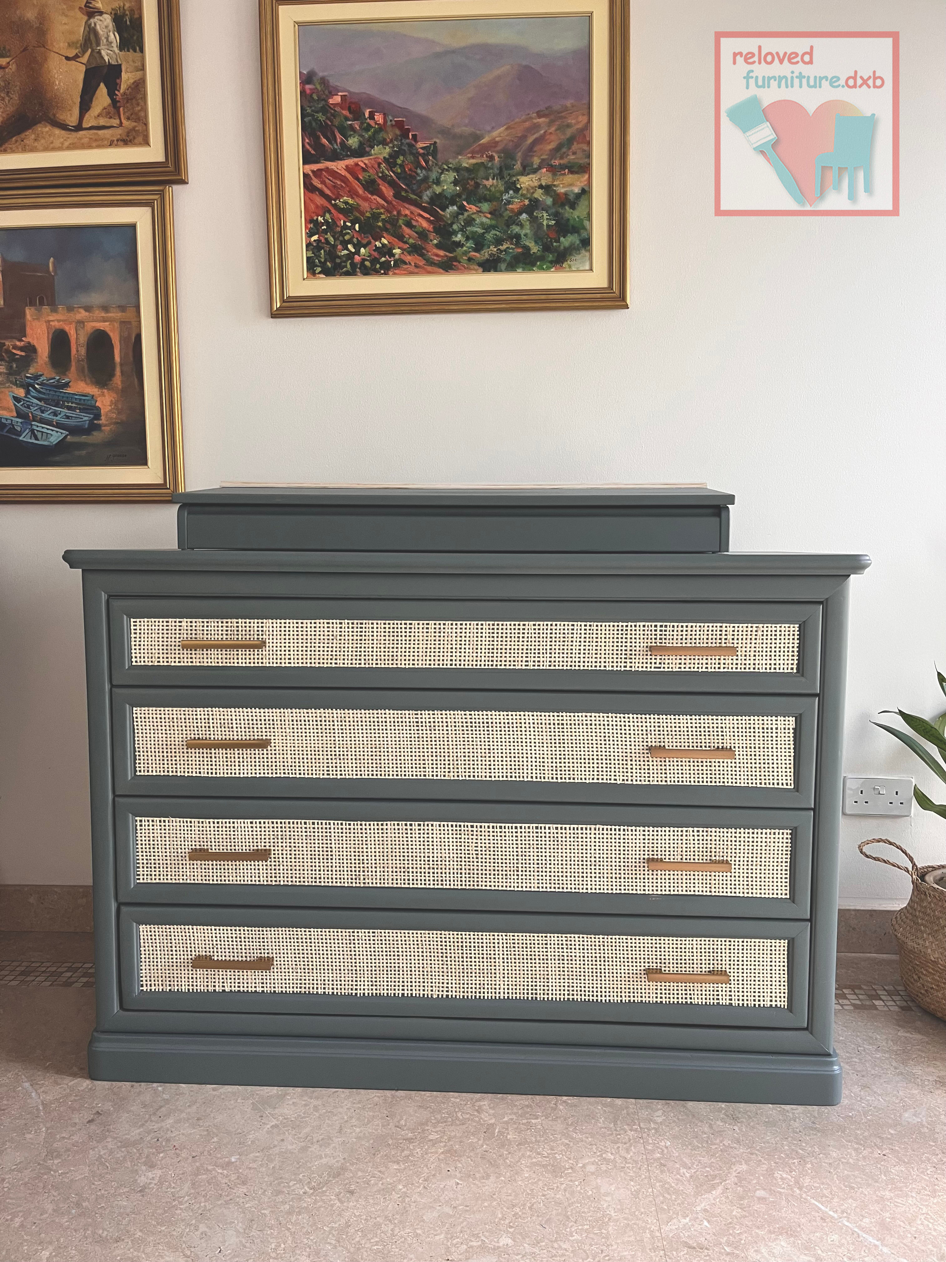 Bespoke chest of drawers with jewelry box