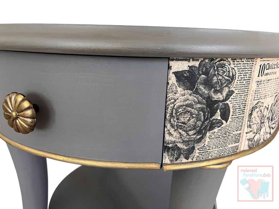 Thumbnail: Bespoke vintage style small table / side table