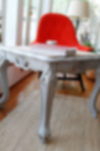 Thumbnail: restyled vintage style coffee table in grey