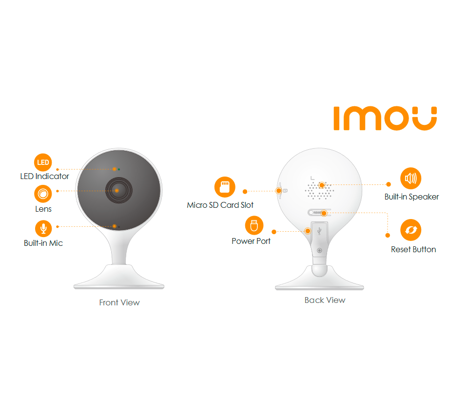 Miniatura: IMOU CUE 2 - Wifi 2 Megapixeles