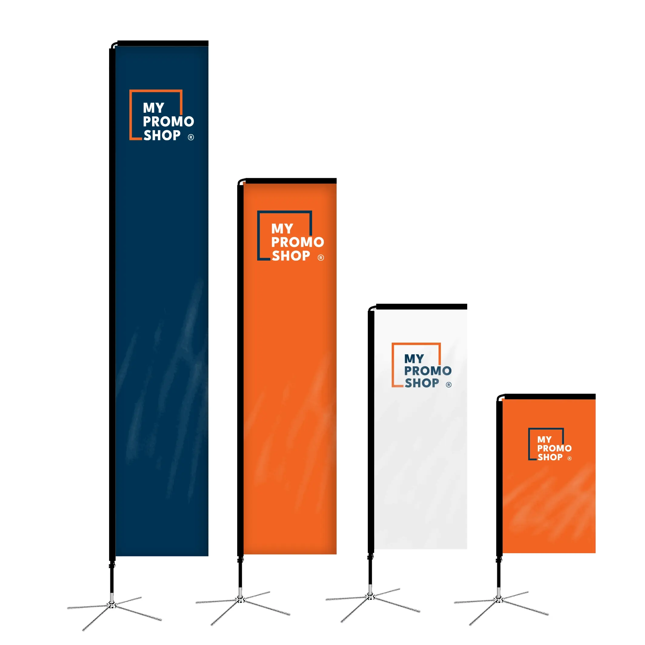 Rectangle Flag Banner Set