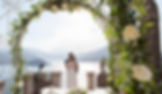 Wedding photographs on Lake Como