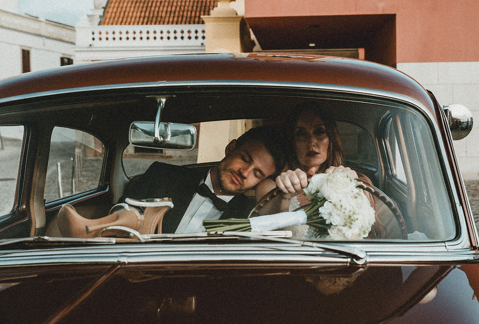 Palácio de Estoi wedding couple