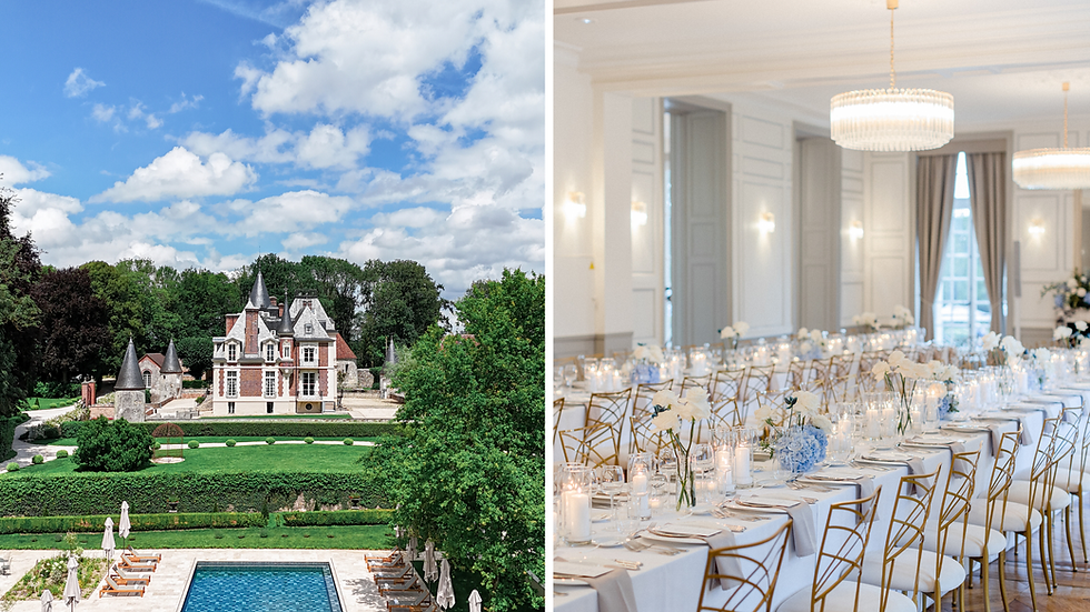 Paris chàteau wedding