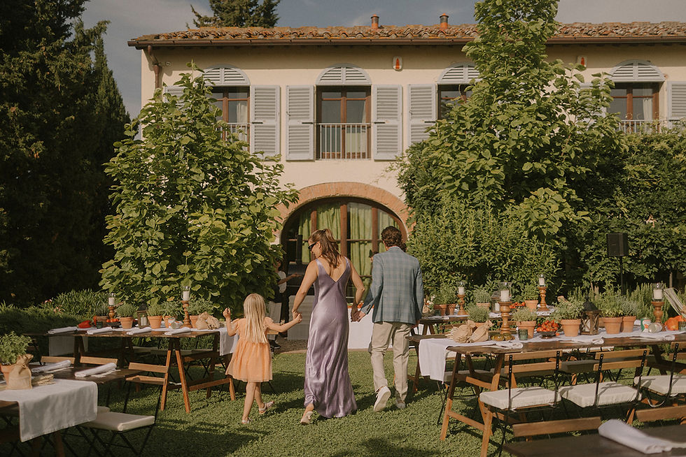 A rustic wedding venue in Tuscany