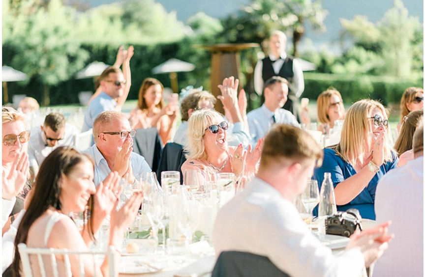 Speeches at Villa Lario Resort