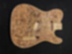 TL Guitar Body, Black Walnut BURL veneer,  #1-401