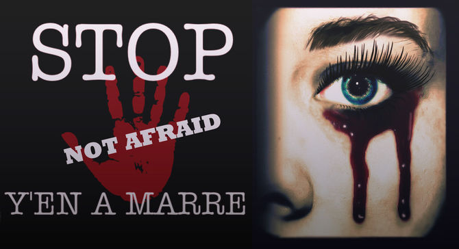 NEVERMORE Paris FRANCE 13 novembre 2015 Y EN A MARRE fed up #notafraid
