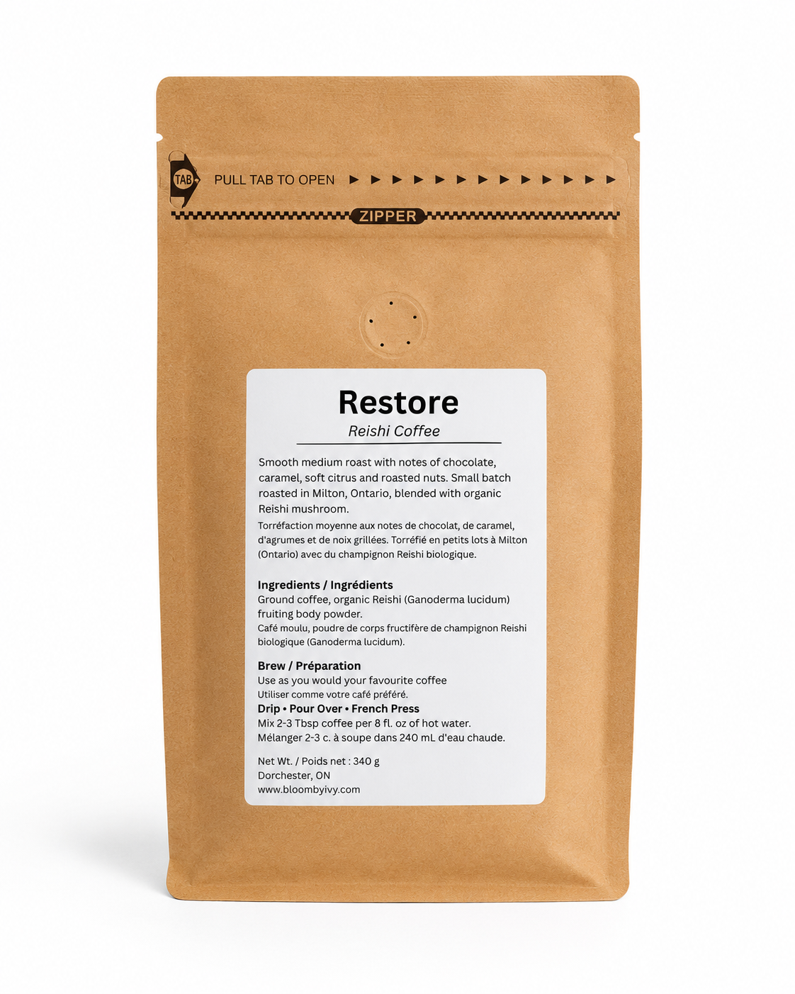 Restore Reishi Coffee