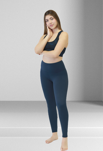 Legging de sport longueur cheville indi bleu Born Living Yoga | La Redoute Legging de sport longueur cheville indi bleu Born Living Yoga | La Redoute