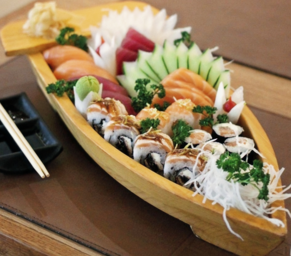 Arranged Food and Objects