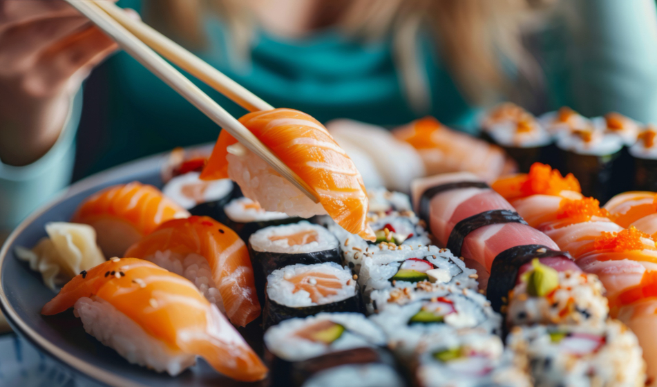 Arranged Food and Objects