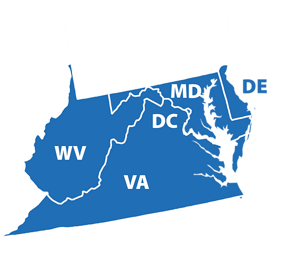 MSM territory Virginia Washington, DC Maryland Eastern West Virginia Lower Delaware