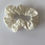 Thumbnail: 4 Cream White Plain Standard Scrunchie