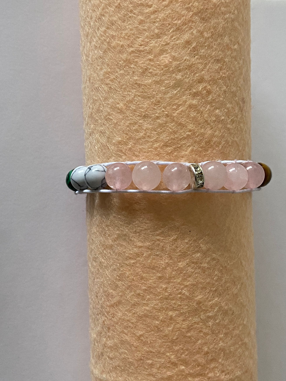 Thumbnail: Natural Gemstone Crystal Chakra Beads Bracelet