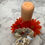 Thumbnail: 4 Cream Floral Scrunchie