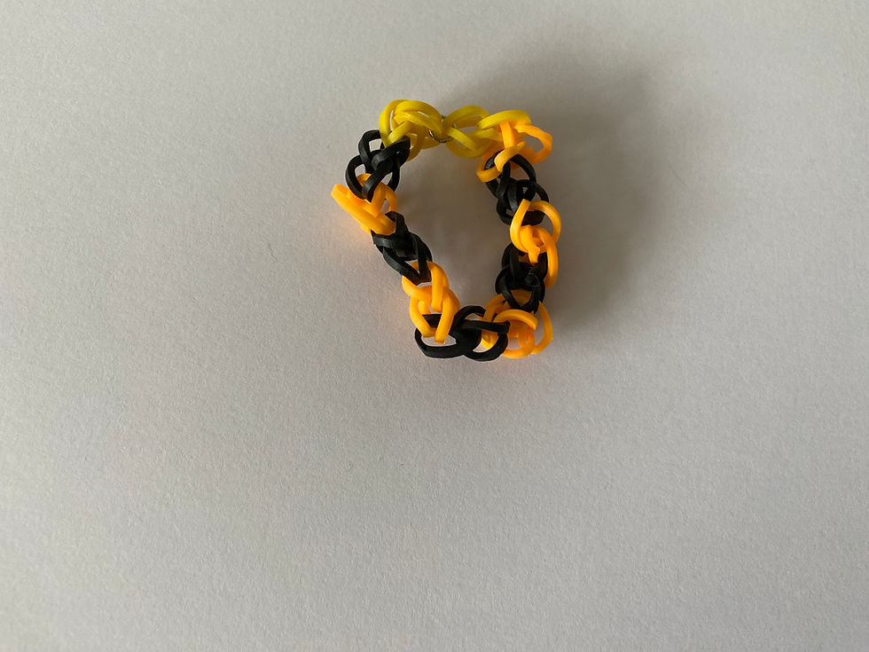 Thumbnail: 8 Multicolored Rubber Band Bracelet