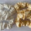 Thumbnail: 4 Cream White Plain Standard Scrunchie