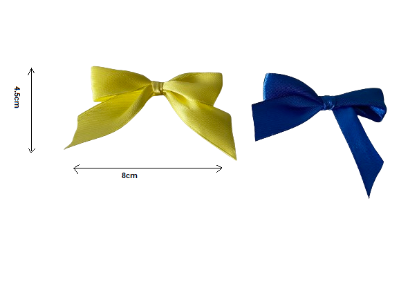 Thumbnail: 18 Pieces Assorted Satin Ribbon Ukraine self adhesive bows