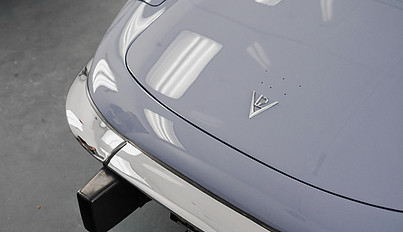 Photograph -  Jaguar E-Type showing its shine from being freshly painted and Ceramic Coated