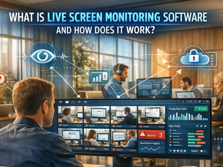 What Is Live Screen Monitoring Software and How Does It Work?