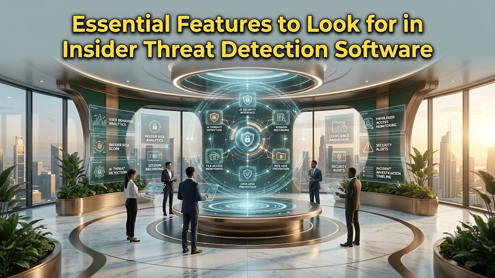 Essential Features to Look for in Insider Threat Detection Software
