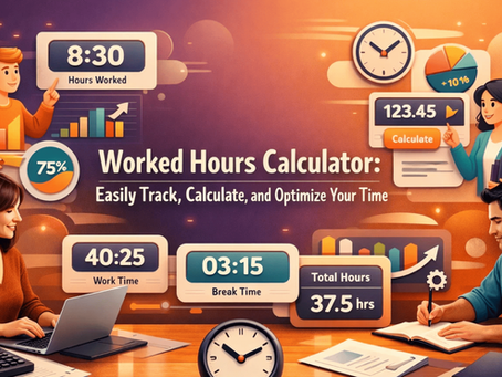 Worked Hours Calculator: Easily Track, Calculate, and Optimize Your Time