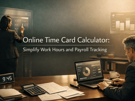 Online Time Card Calculator: Simplify Work Hours and Payroll Tracking