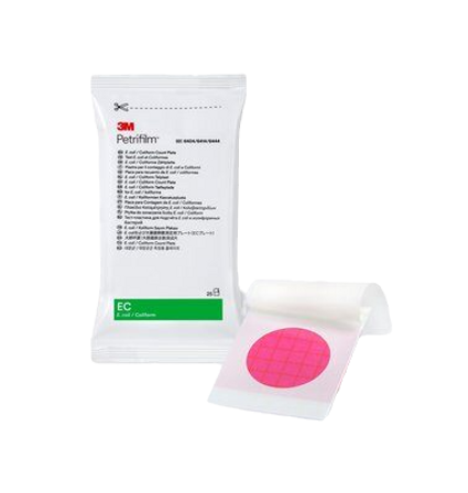 อาหารเลี้ยงเชื้อวิทยาศาสตร์ 3M Petrifilm E. coli/Coliform Count Plates