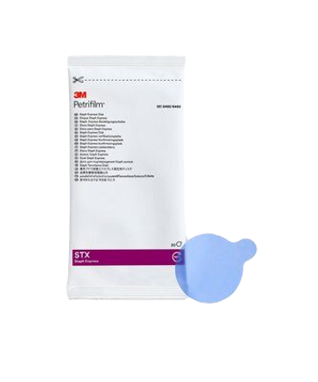 อาหารเลี้ยงเชื้อวิทยาศาสตร์ 3M Petrifilm Staph Express Disk