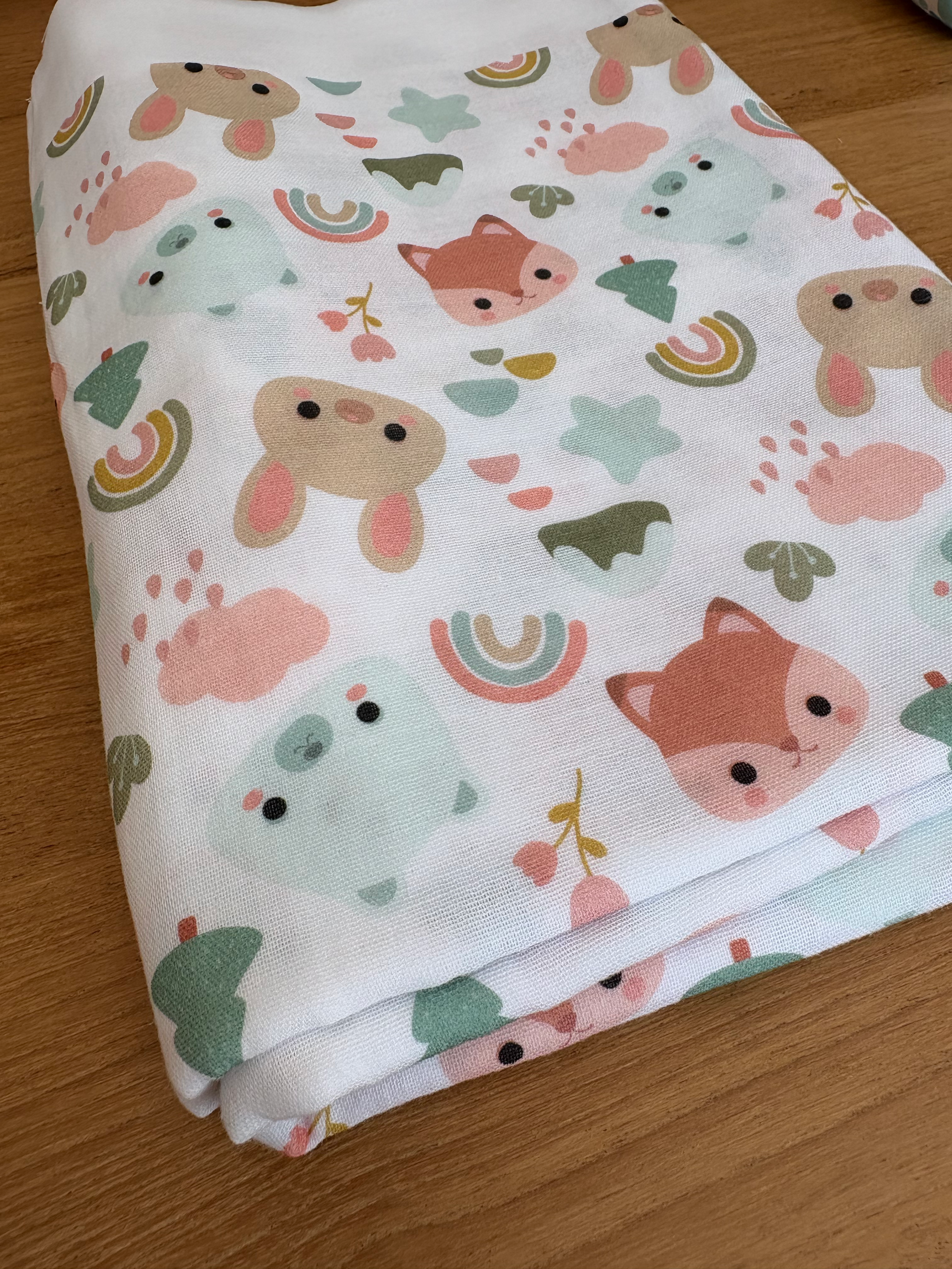 Double gaze de coton tendresse