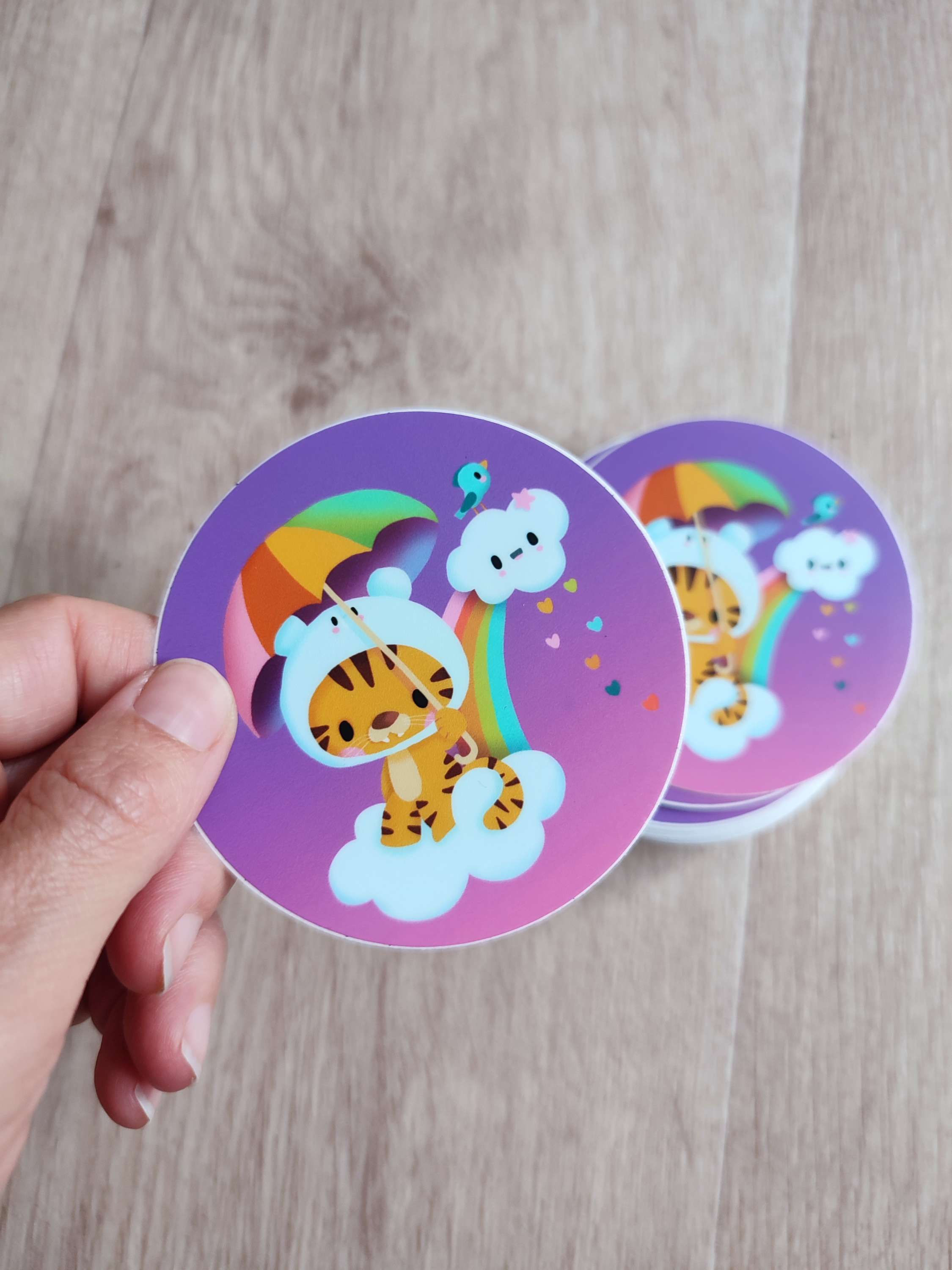 Sticker vinyle tigre