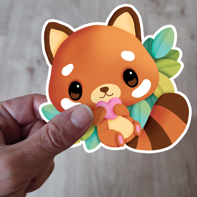 Miniature : Maxi stickers animaux mignons