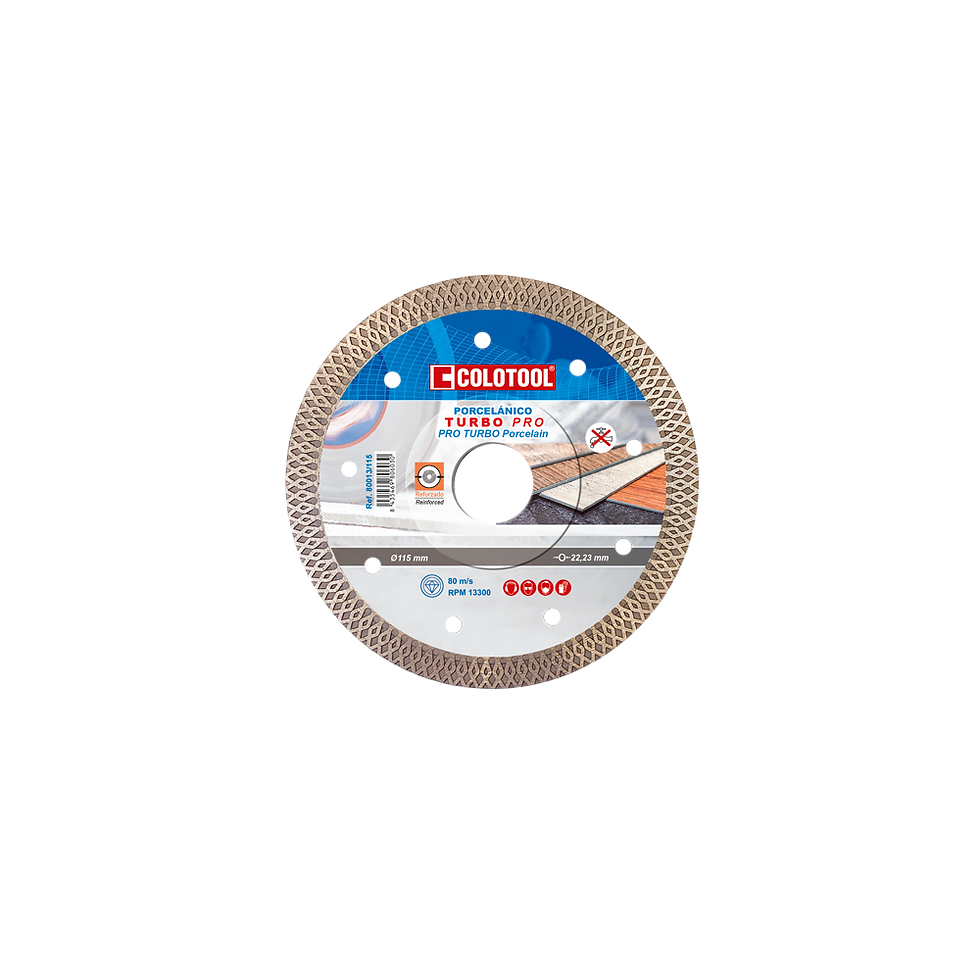 Thumbnail: Porcelain cutting disc TURBO PRO Ø115/230