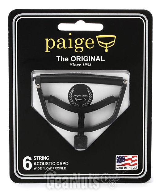 Paige Acoustic guitar Capo 2022 soundo michi