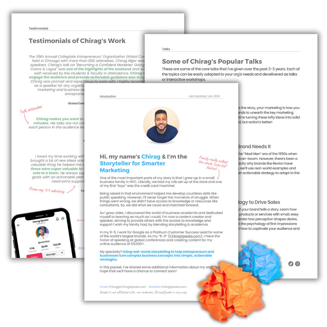 Click to see Chirag Speaks 's Speaker Profile