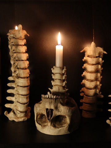 Skull and Bones Candleholder Collection